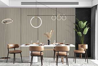 钦州轻奢风格-餐厅