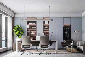 钦州轻奢风格-书房