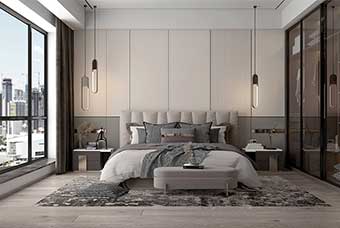 钦州现代风格-卧室