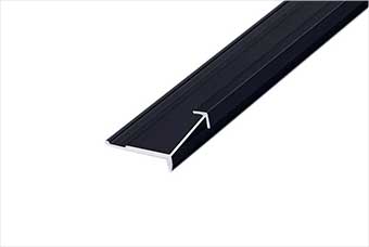 钦州航空纤维墙咔铝合金阳角线（哑黑氧化）