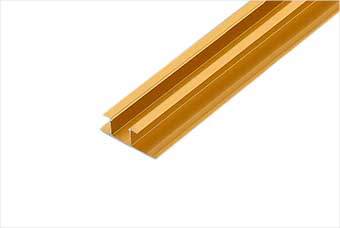 钦州航空纤维墙咔铝合金带灯中条（钛金氧化）