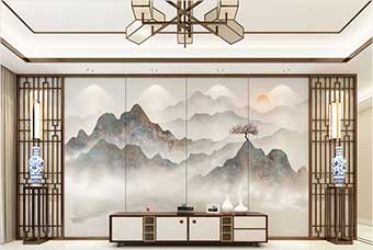 钦州森佰汇航空纤维（山水画系列）